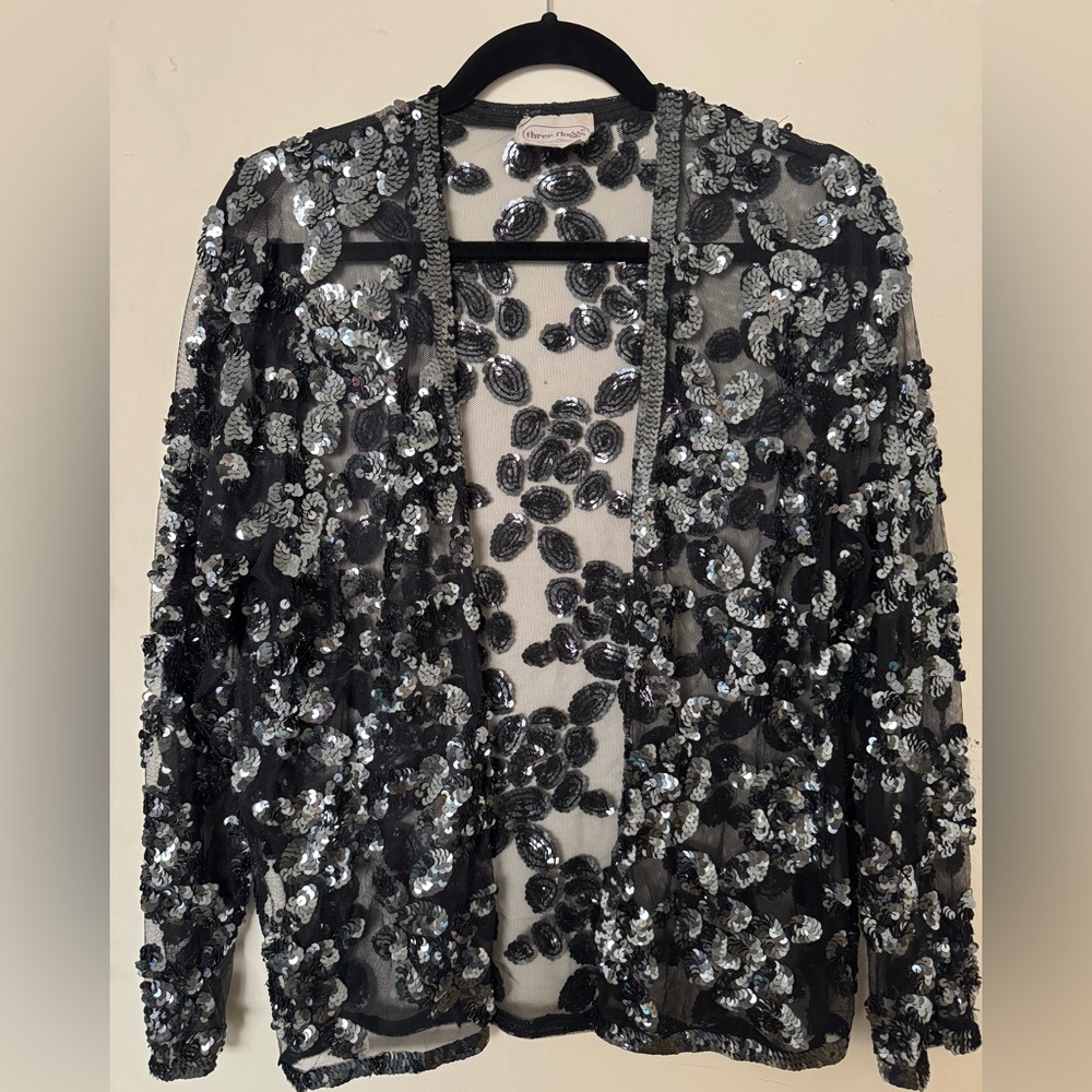 Sequin Beaded Cardigan